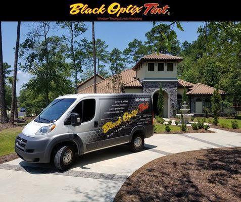 Black Optix Tint offers commercial & residential tinting.