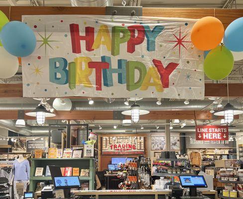 Birthday SALE sign