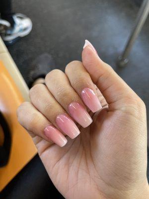 Pink ombré