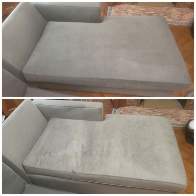 Chaise lounge cleaning in the upper west side before and after