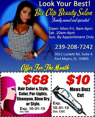 Bee Clip Beauty Salon