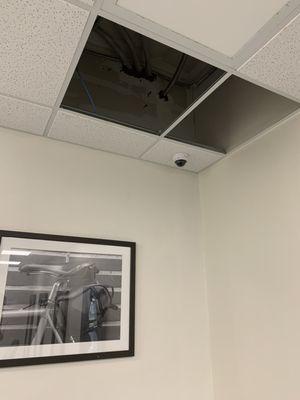 Ceiling tiles missing