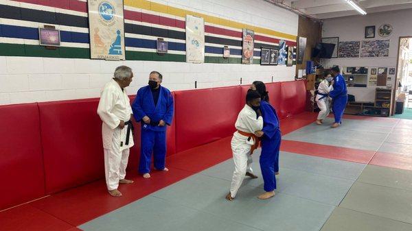 Willy Cahill with Sensei Allen Kipper.