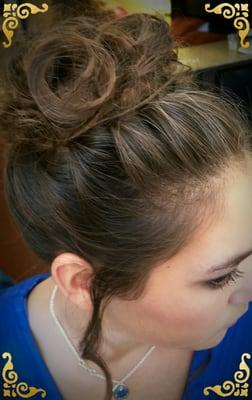 Junior Bridesmaid updo