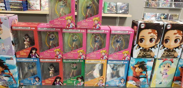 Sailor Moon, Demon Slayer, Dragonball Z and more figures!