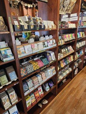 Shelves of chocolate bars!!!