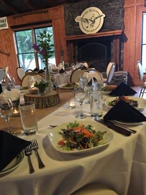 Rehearsal dinner at Burge Plantation