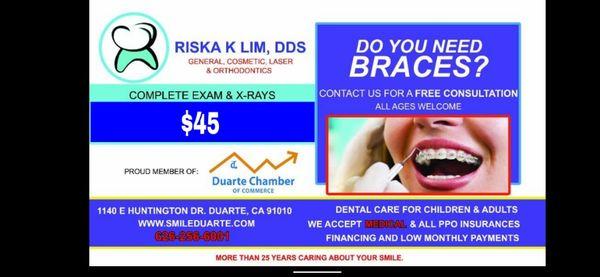 Affordable dentistry with the highest quality. Make your next life changing appointment: (626)256-6001 or visit us smileduarte.com