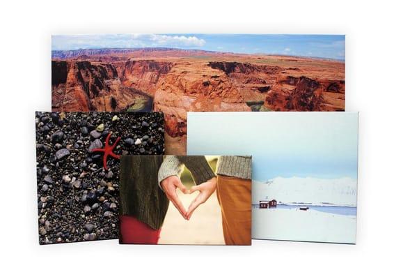 Some of our Canvas Prints! Wood Prints also available.