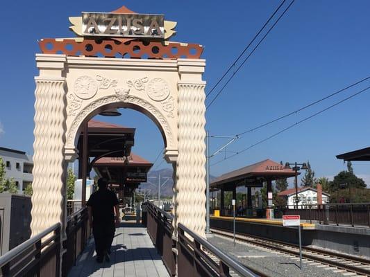 Downtown Azusa station.