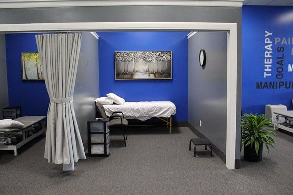 One of our private treatment rooms