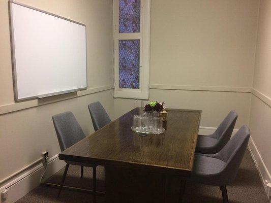 White box conference room Separate entrance makes our conference room your's!