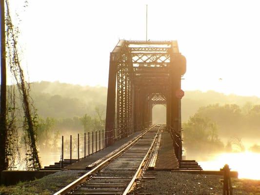 The RJ Corman Railroad bridge is a railroad bridge over the Cumberland River