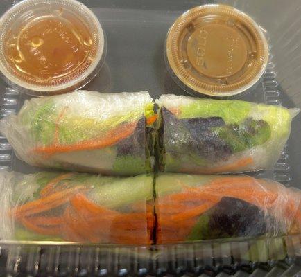 Their Spring Rolls are fabulous- and only $6.50. They made them fresh as I ordered them