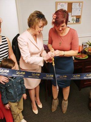 Ribbon cutting for my new location in beautiful downtown Leesburg, Va!