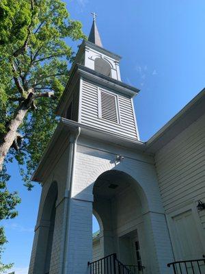 Our Bell tower works! Recently we rang the bell to pause and remember our veterans and service personnel.