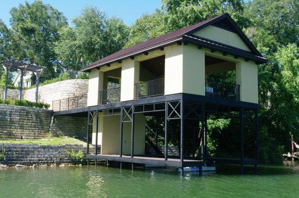 Lake Austin Boat Dock built by Lake Services, Inc.