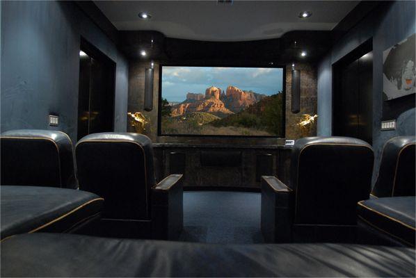 Turnkey home theater. Call us to create the theater of your dreams