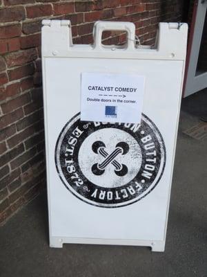 Catalyst Comedy Club is housed at the Button Factory 6/2014