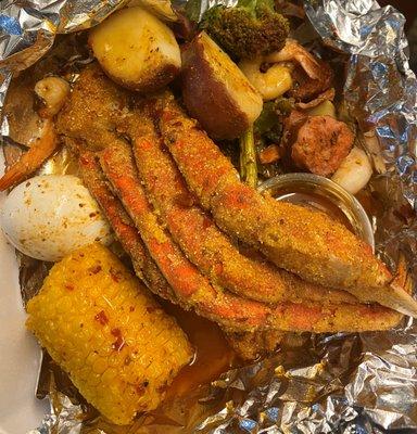 Cajun Fried Krab Boil