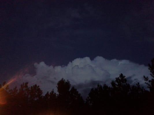 Thunderstorm night-photography, Blue Ridge Parkway NC