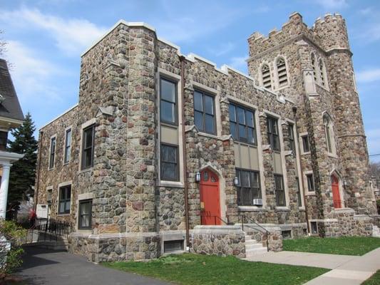 The Oakes Center, on the corner of Morris Avenue and Russell Place in Summit, NJ