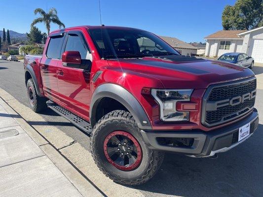 Bed and rear lower cab repaired