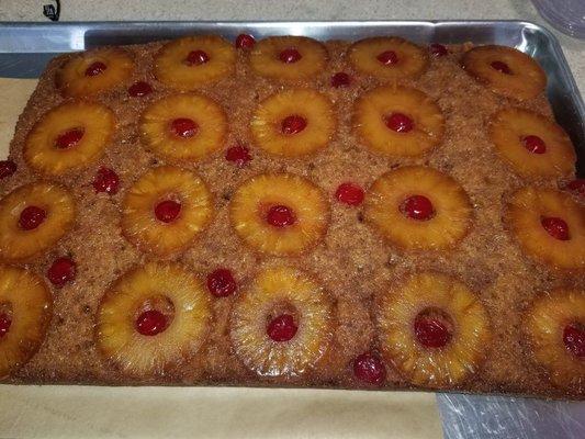 Upside Down Pineapple Cake