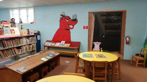 "Clifford" & "Charlotte" watching over the Children's section