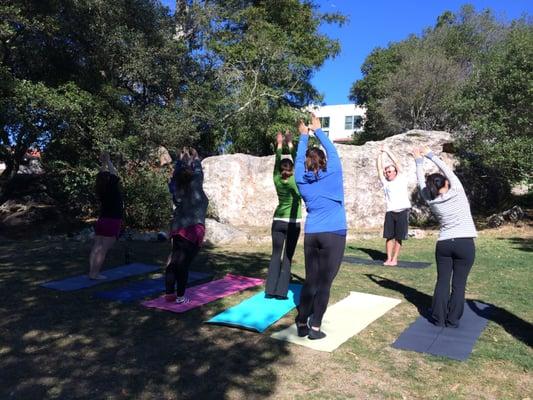 Yoga in the park :)