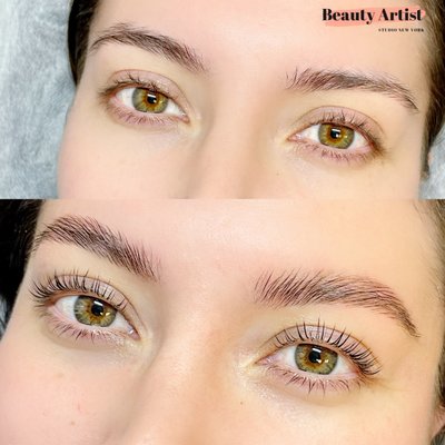 Ultimate Blow-out Combo
Glue-Free Keratin Lash Lift, Tint, Brow lamination & Tint (Free Brow Shaping Included)