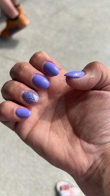 Gel acrylic manicure