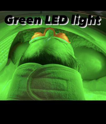 Green LED light