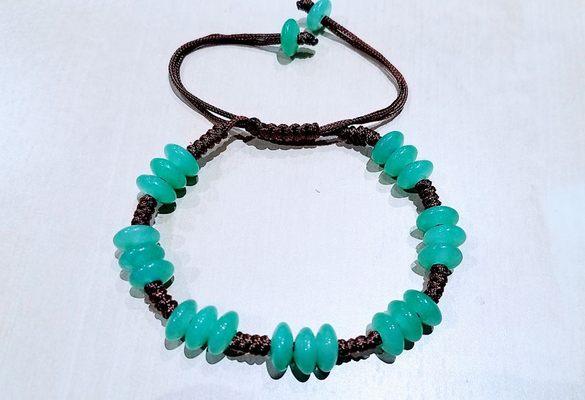 Snake braided Jade bracelet