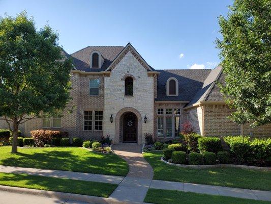 Owens Corning Duration Onyx Black with Custom Dark Bronze Dormers
 Frisco, TX