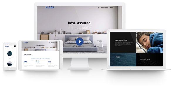 Kloak Blankets website