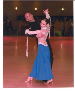 Luba and Alex dancing Waltz