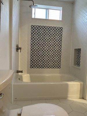 Custom shower renovation