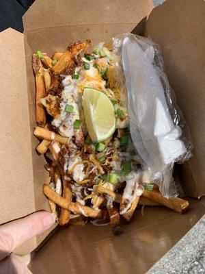 Chili cheese poutine