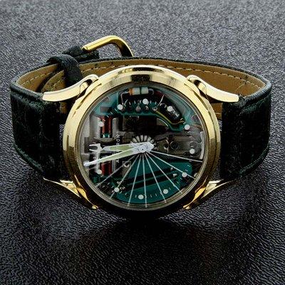 Bulova Accutron Space View in gold