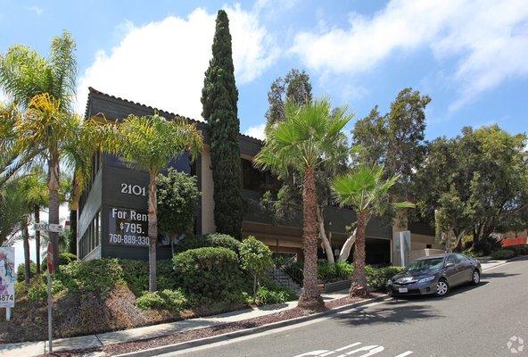 San Diego Cardiac Oceanside office building located at 2101 S El Camino Real #204, Oceanside, Ca 92054.