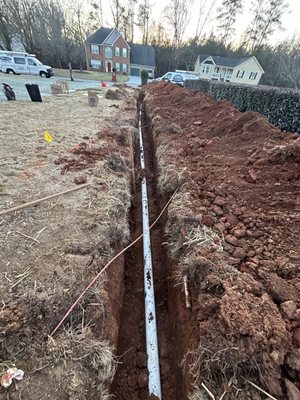 Sewer line replacement