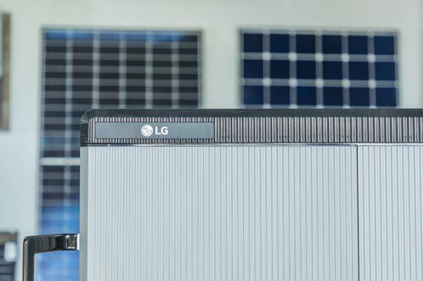 LG batteries to store the solar energy