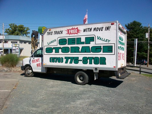 Rental truck available for your moving needs