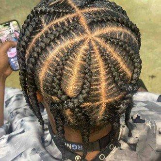 mens stitch braids