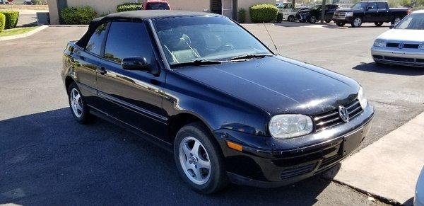 1999 VW Cabrio with 83k original miles available now !