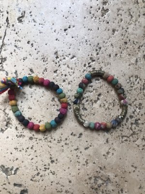 bracelets from first visit