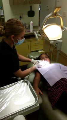 They do Pediatric Dentistry. She has been coming here from day one. Dr. Tran is wonderful with kids.