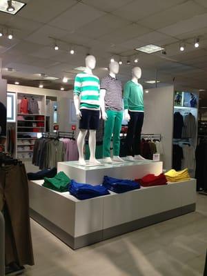 Newly redesigned men's section