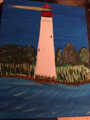 My Lighthouse painting